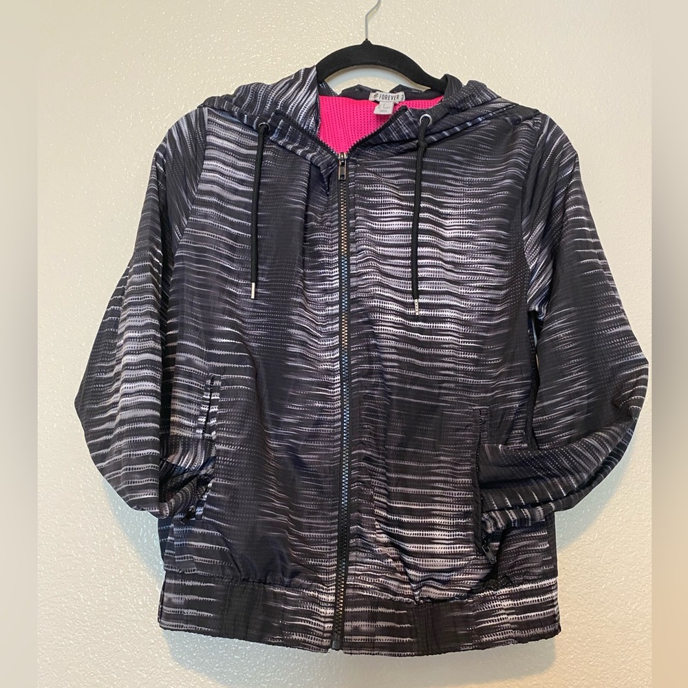 Forever 21 Pink Perforated Fabric Size S